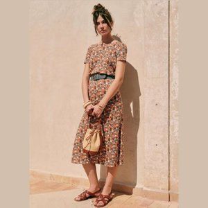 Sezane Luce Dress - Sunflowers Print